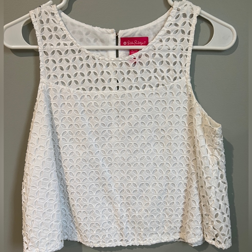 Lilly Pulitzer White tank top